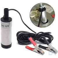 12V 24V Electric Fuel Transfer Pump Submersible Water Oil Refueling Diesel Pump 38mm For Car Motorbike
