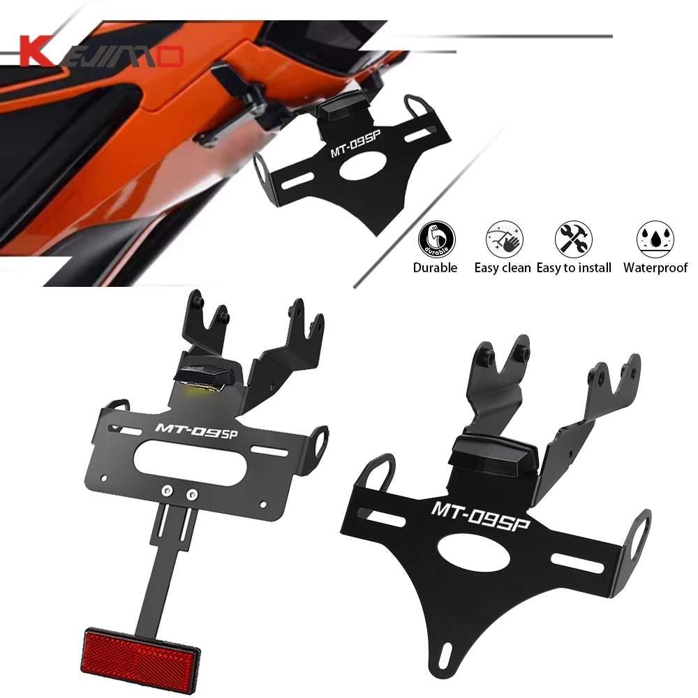 

2025 For Yamaha MT-09 MT09 MT-09 SP MT09 SP MT09SP 2024-2026 License Plate Holder Bracket Rear Tail Tidy Fender Eliminator Kit