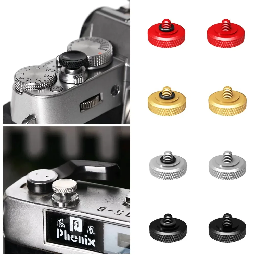 For Fujifilm X100 X100T XPro2 XT3 XT10 XE2 GFX50R XH1 XA5 Shutter Release Button Camera Parts Concave Metal Parts Aluminum