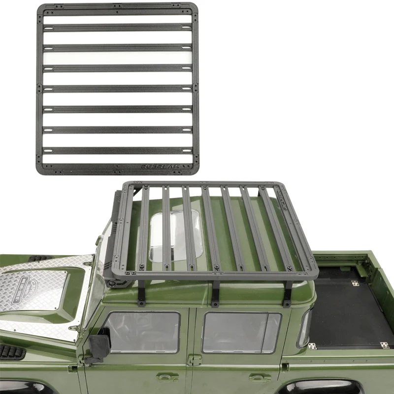 

1 шт. пластиковый имитационный багажник на крышу для радиоуправляемых краулеров 1/10 Traxxas TRX4 DEFENDER RD110 RD130, запчасти