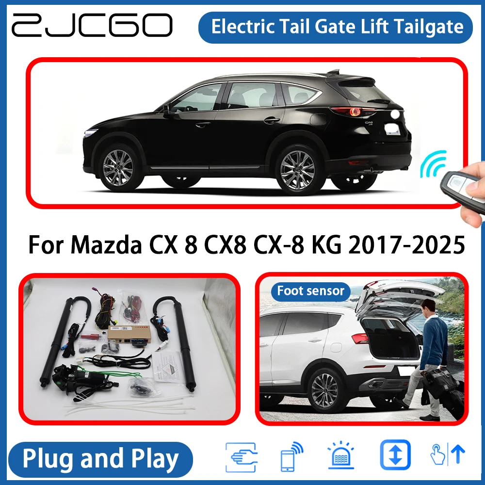 لمازدا CX 8 CX8 CX-8 KG 2017-2025 التلقائي بالطاقة الباب الخلفي قوة رفع الباب الكهربائي الذيل بوابة رفع نظام المساعدة #1