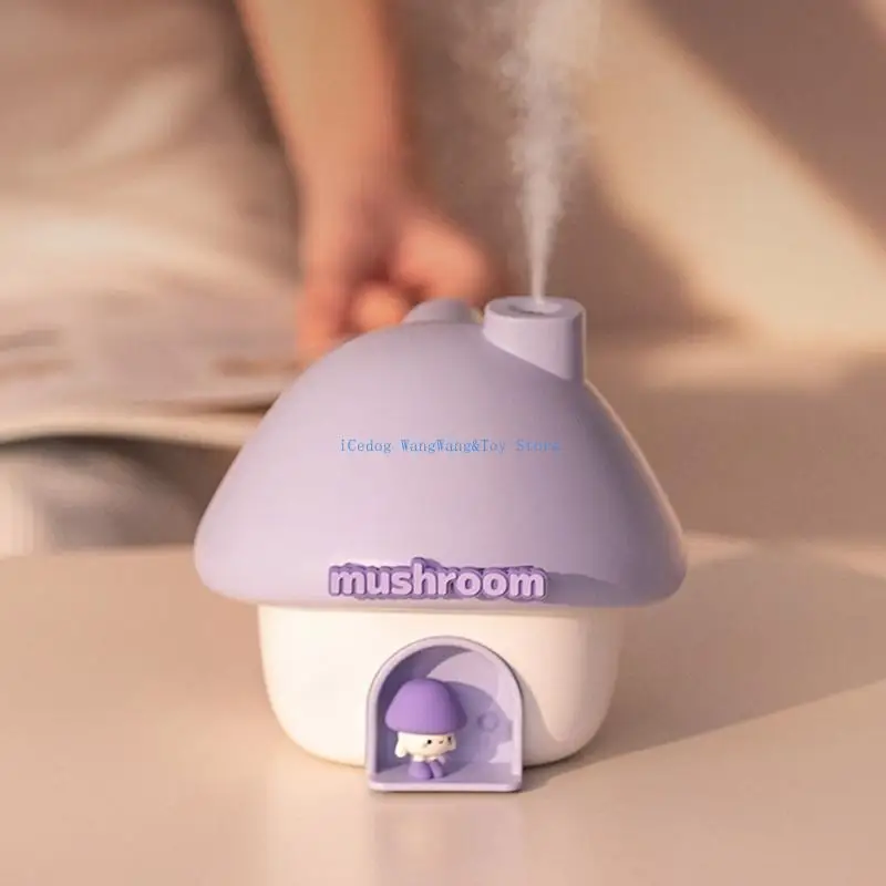 molf manidifier mushroom house cartoon mittoers home mini arian oil romatherapies device with led romosphere light