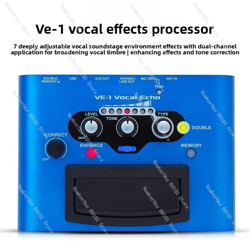 Vocal Effects Processor Pedal for Acoustic Guitar VE Series VE-8 VE-500 VE-20 Harmony Multi Effects Box with Live Settings