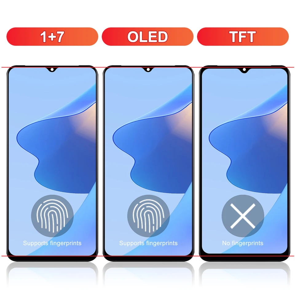 Pantalla AMOLED 6.41" para OnePlus 7, LCD con táctil para 1+ 7 GM1900 GM1901 GM1903 GM1905, digitalizador ensamblado con marco 2