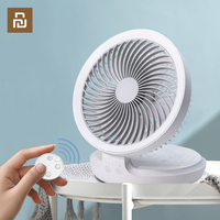 Youpin Edon Portable Desk Fan Folding Portable Standing Fans Rechargeable 4 Gear Speed Super Quiet Wall-mounted Fan for Home