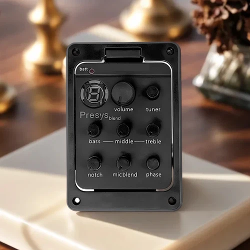 Imagen 2 del producto Pastilla de guitarra de plástico 301 con sintonizador Presys preamplificador de guitarra EQ ecualizador pastilla piezoeléctrica guitarra Soundhole EQ piezas Accesorios