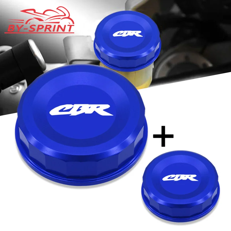 

Aluminum Rear & Front Brake Fluid Reservoir Cap Cylinder Cover For HONDA CBR1000RR 2008-2016 2017 Motorbike CNC Accessories