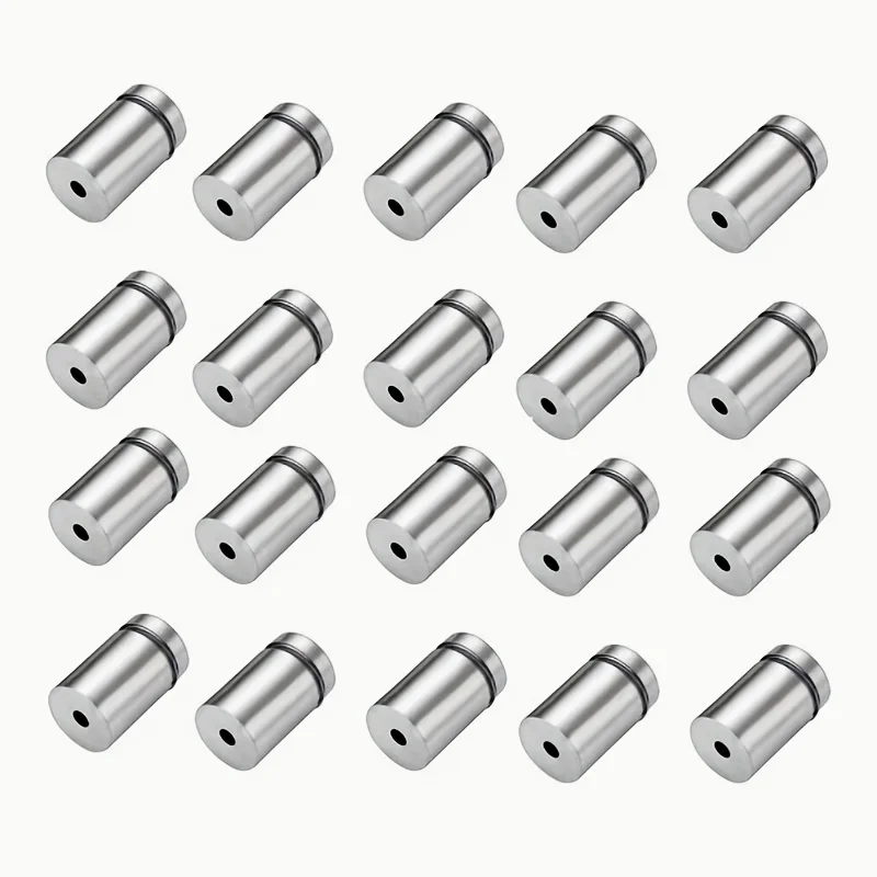 30PCS Stainless Steel Advertising Nails, Supporting Advertising Pins, Billboard Decorative Nails, Used for Wall-Mounted Glass/Ac