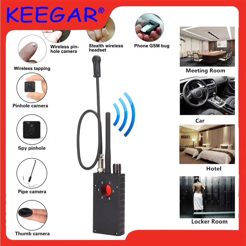 Camera Detector Listening Device GPS GMS Finder Tracker Scanner Locator Protect Security Anti-wiretapping Hidden Camera Detect