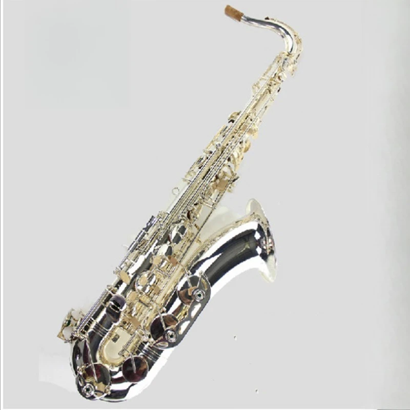 

Hooqu The Surface of B-flat Alto Saxophone Instrument Is Plated with Pure Silver.
