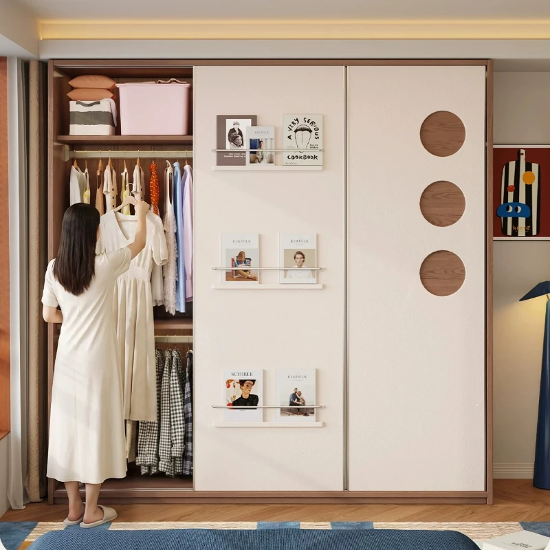 Japanes Style Luxury Wardrobes Hanging Clothes Wooden Organizer Wardrobe Closet Multiple Purpose Guarda Roupas Home Furniture