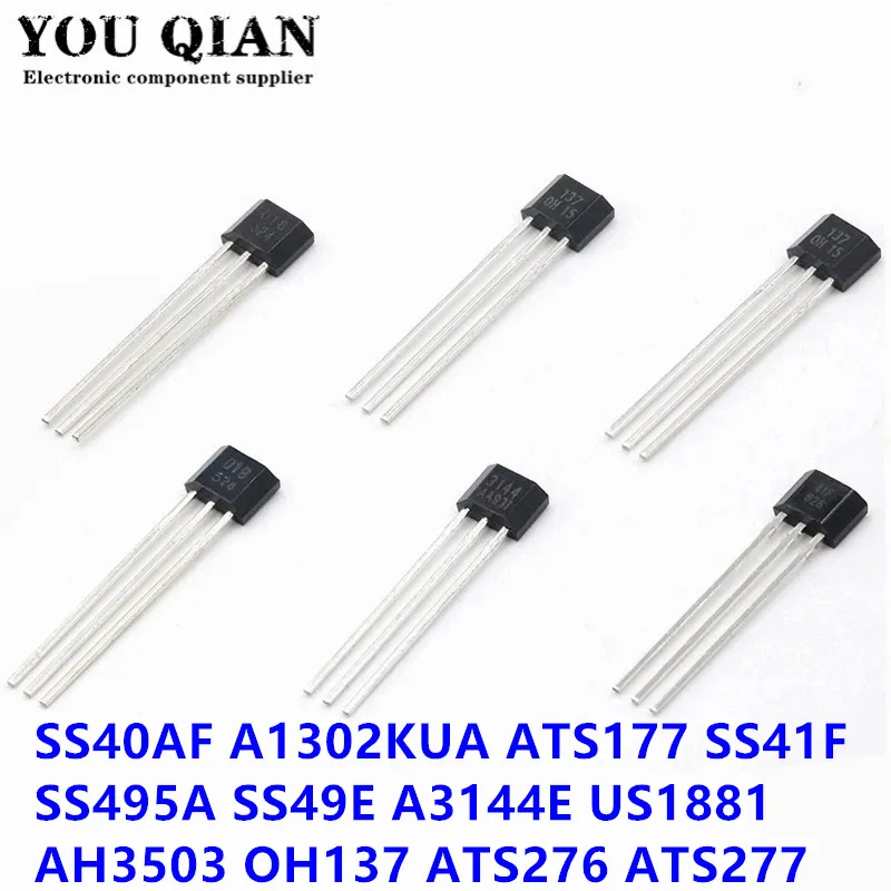 10pcs SS40AF SS41F SS495A SS49E 40AF 41F 495A 44E 49E OH41F SS495A1 US5881 SS40 SS41 SS495 SS49 A3144E U18 US1881 AH3503 OH137