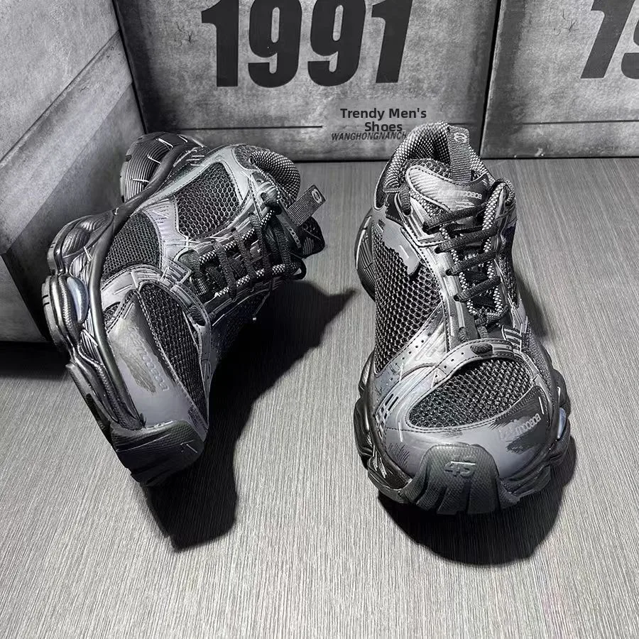 

Мужские кроссовки Sport oes Running oes Thi Bot Breathable Me Upper Dad, осень-зима, молодежные студенческие повседневные кроссовки Faion...