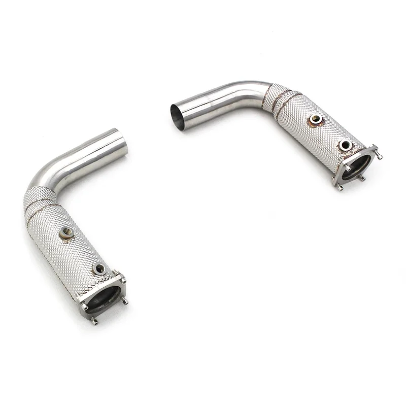 OEM Free Flow Exhaust Downpipe  For Porsche 911 991/991.2 Turbo S 3.8T 2017-2019 Car Exhaust Pipe Stainless Steel Exhaust System