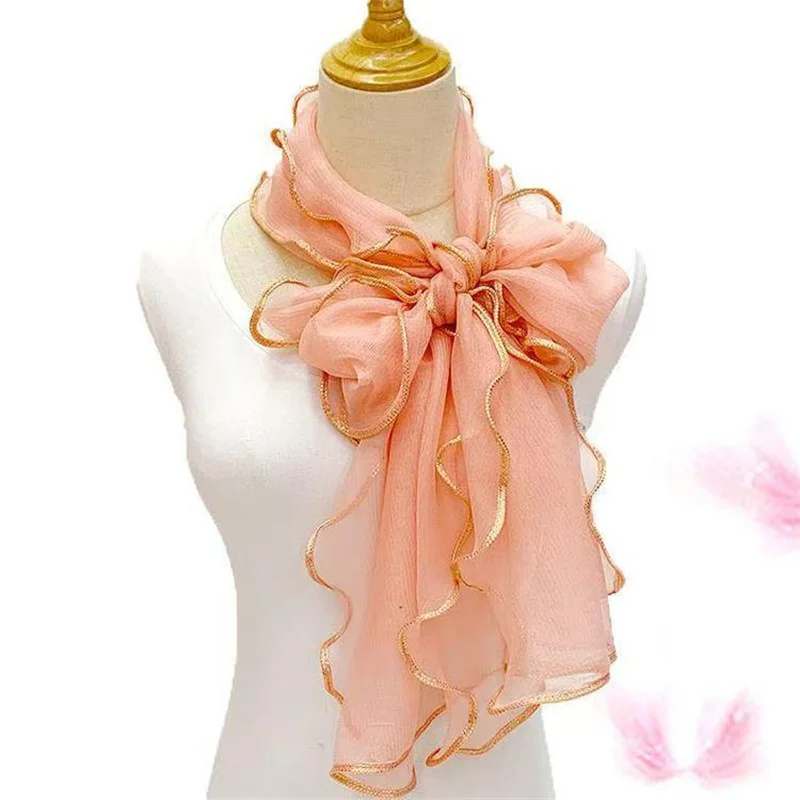 Ladies Women's Scarves Shawl Head Wraps Headband Neckerchief Hijab Scarf Summer Sunscreen Air Conditioner Shawl Headwear Turban