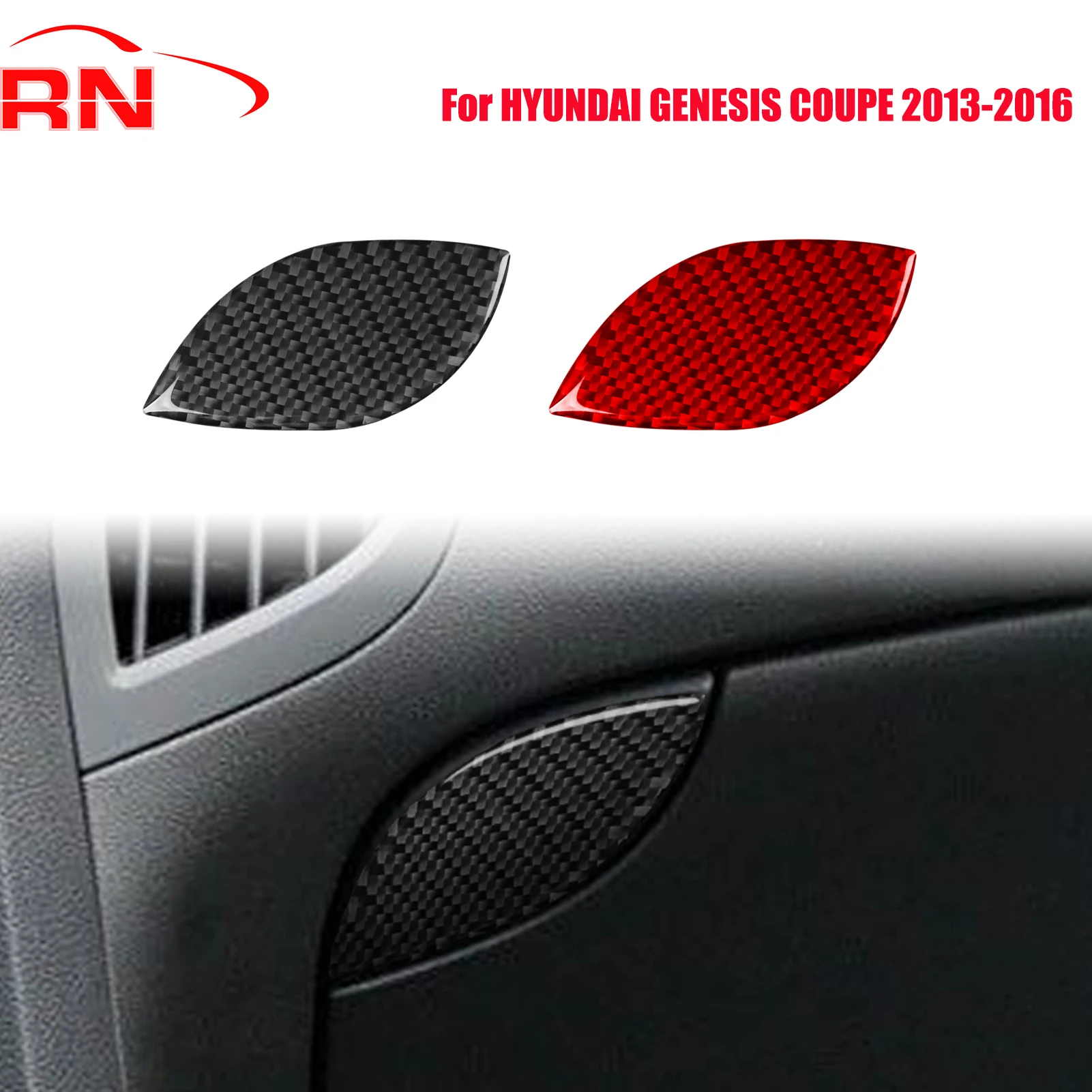 

Для Hyundai Genesis Coupe 2013-2016 модифицированное углеродное волокно автомобильный перчаточный ящик ручка панель внутренние аксессуары декоративные наклейки