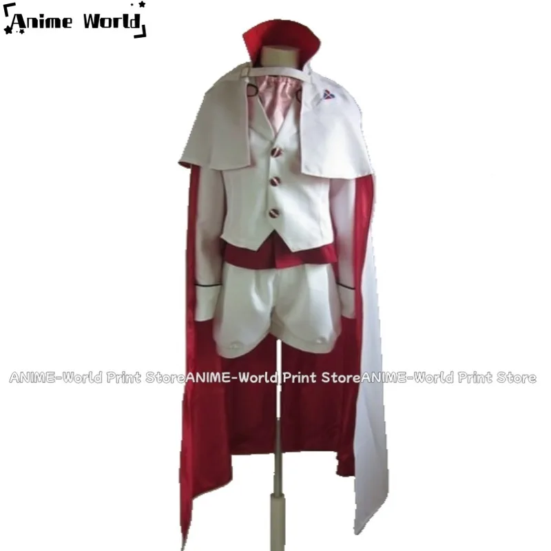 

《Custom Size》Unisex Anime Blue Exorcist Mephisto Pheles Cosplay Costumes Outfit Halloween