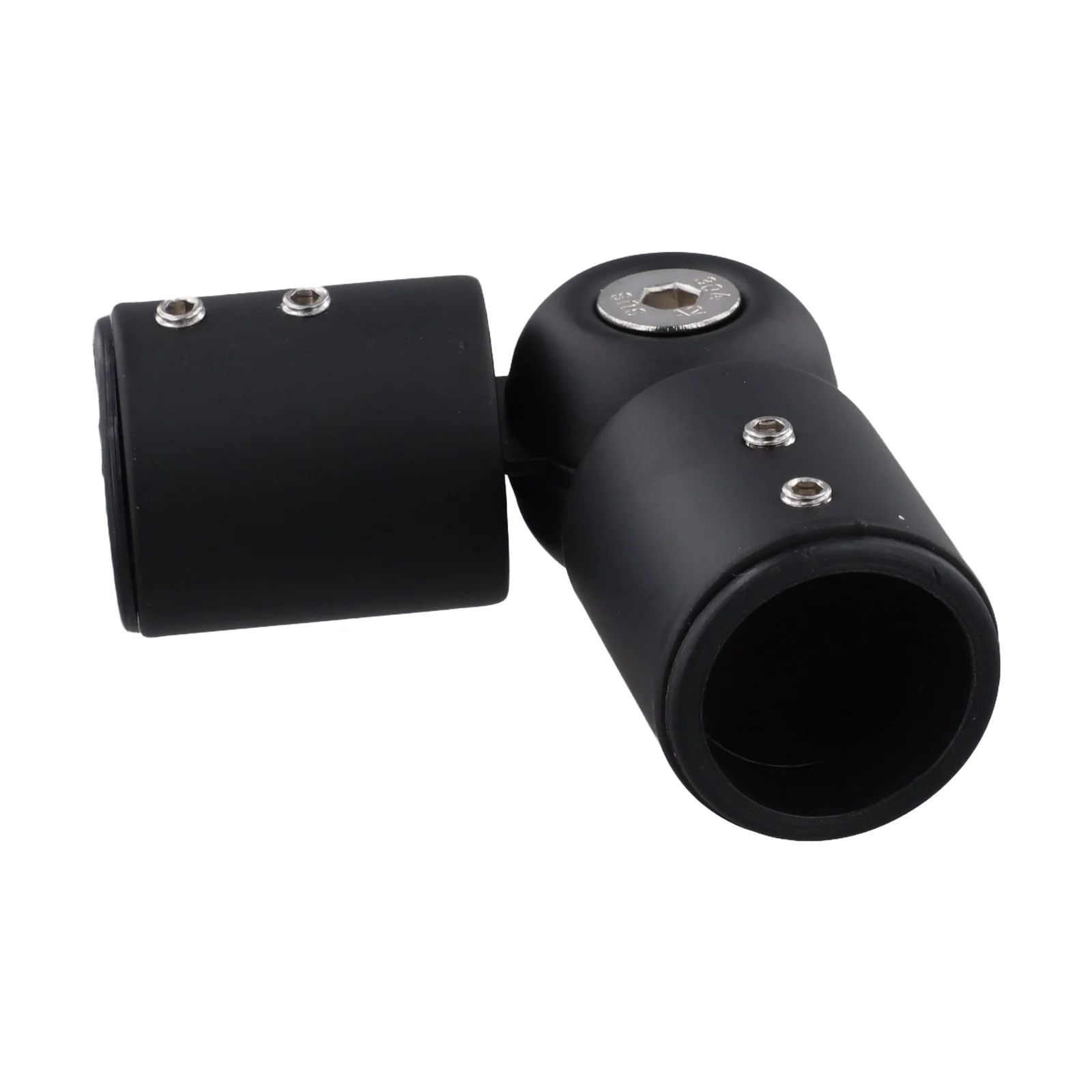 Corner Rod Adapter for Bay Window and Shower Room Applications with Adjustable 90 to 180 Degree Elbow and 304 Stainless Steel