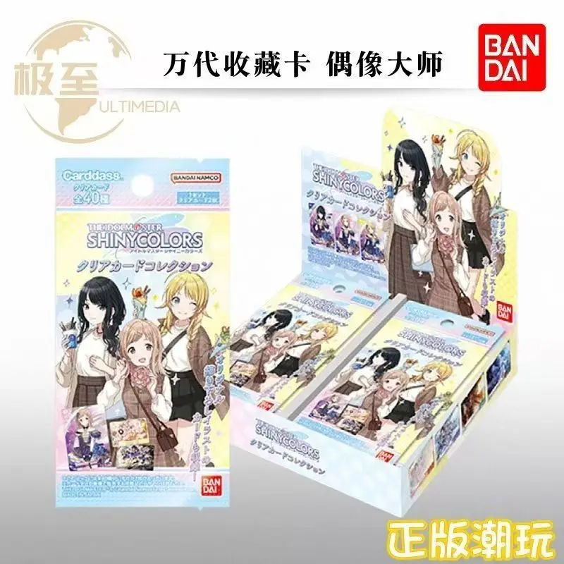 Bandai Genuine THE IDOLM@STER Japanese Edition Animation Game Collected Card Shining Colors Popular Anime Peripheral Kids Toys