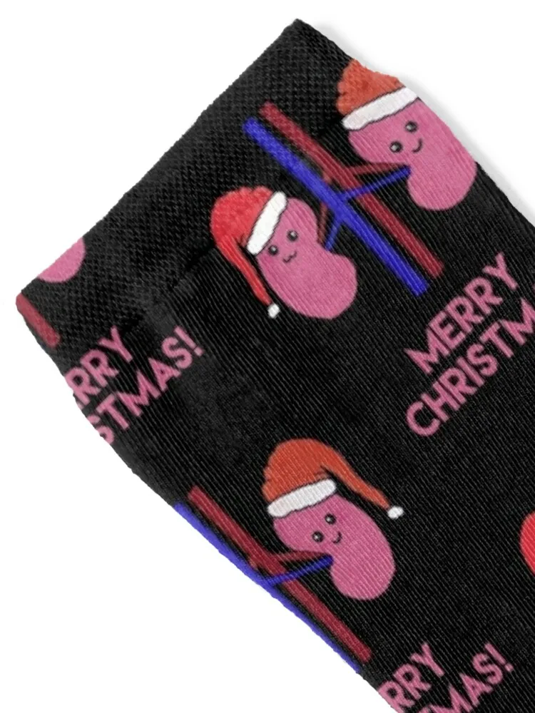 Merry Christmas, cute kidneys Socks funny gifts designer basketball Socks Woman Men's