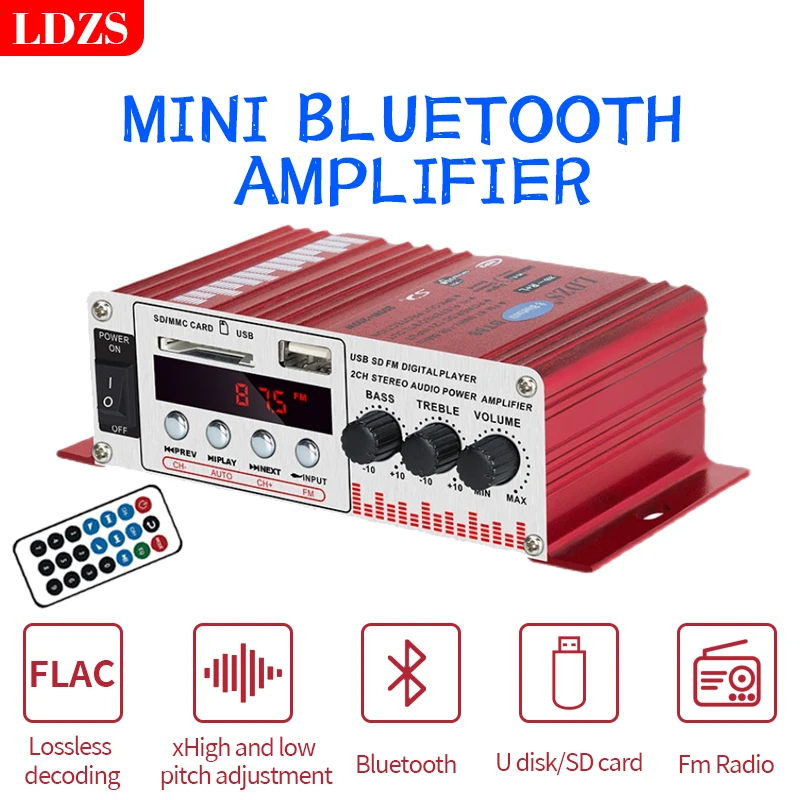 

Hi-Fi усилитель мощности BT88y, 60 Вт, 12 В