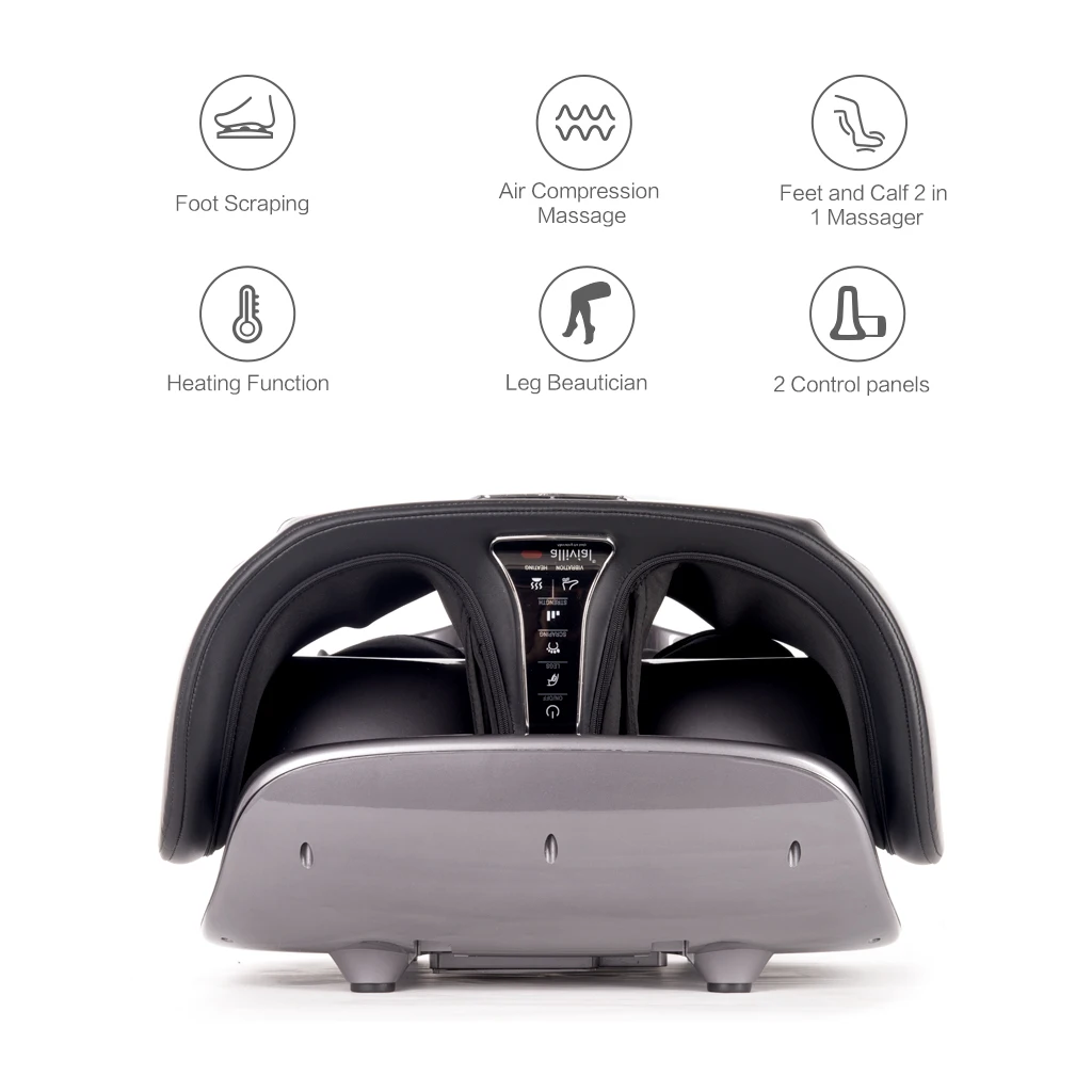 Darius terapia de estimulação muscular elétrica dobrável de alta qualidade acupuntura massageador de pés vibratório para pernas e corpo