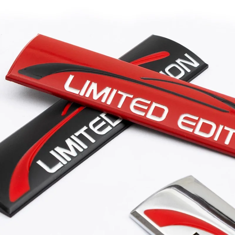 3D Metal Limited Edition Sticker Car Fender Side Rear Trunk Emblem Badge adesivo per auto per etichette per auto accessori