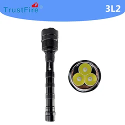 TrustFire( 3T6 TR-3T6) upgrade (TR-3L2 3L2 ) 3800LM search lantern Self-defense Flashlight High power led flashlight