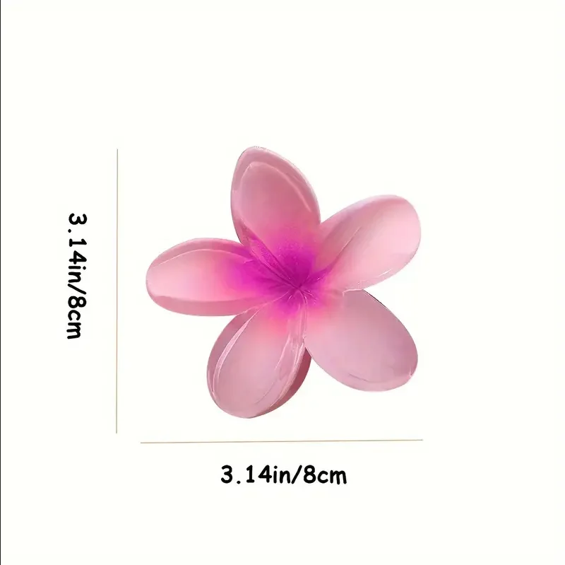 4Pcs Flower Hair Claw Clips for Women Fashion Large Hair Clips Beach Vacation Bohemia Hairpins Girls Hair Accessories