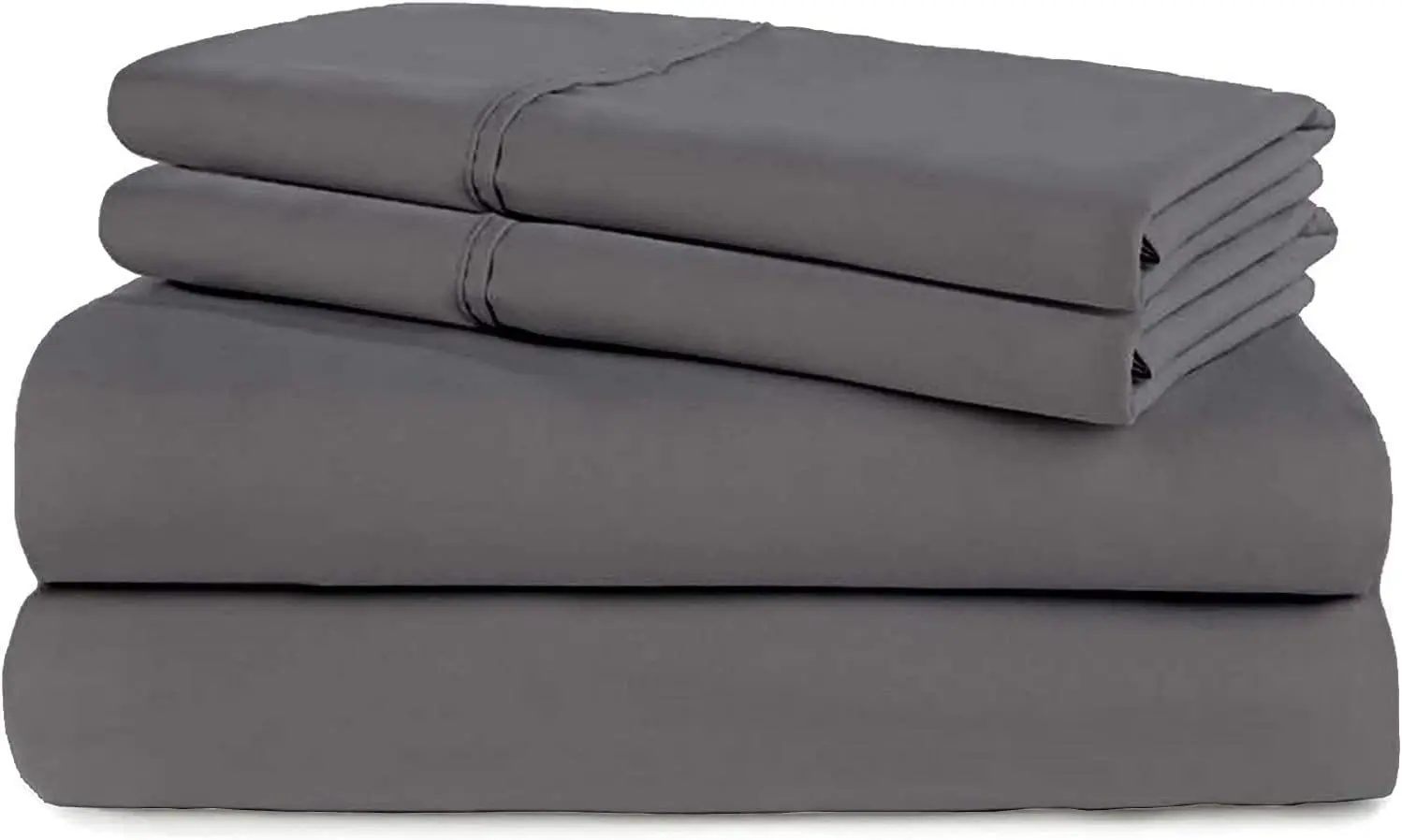 

Rv Sheets, 3/4 Full Bunk (48X75) H, Upto 10-12 H Deep Pocket, 100% Egyptian Cotton Rv Sheet Sets 4 Piece, Dark Grey Solid
