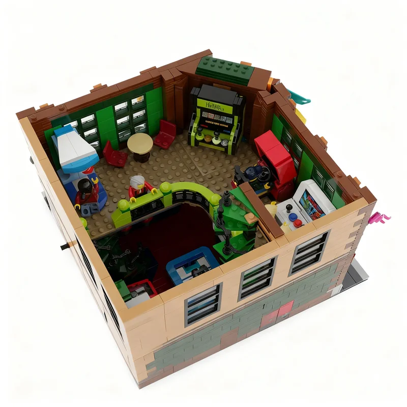 3345pcs MOC Last Arcade Modular Architecture Street Scene Model Building Blocks Advanced Build Pack Premium Detailed Toy Gift