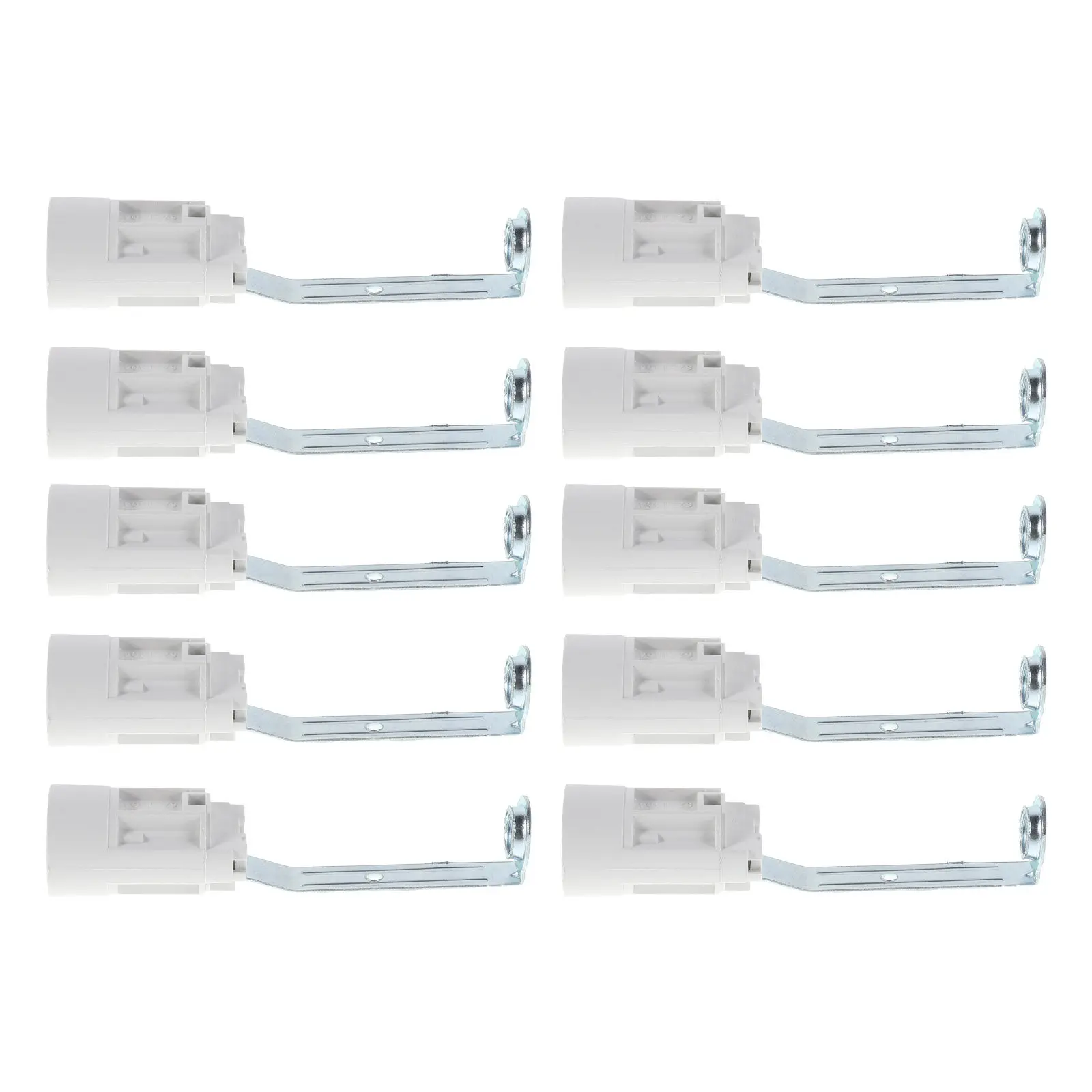 

10 шт. керамических патронов E14 - резьбовые основания для люстр, подвесных светильников, настенных бра, настольных ламп, для ремонта светильников