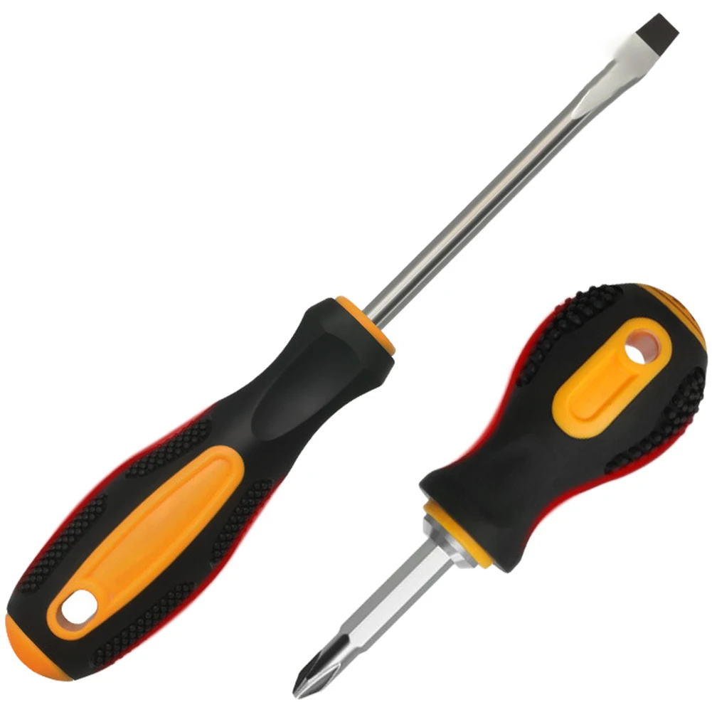 9pcs Magnetic Screwdriver Set With Non-Slip Grip Cross Screwdriver For Home Maintenance Automotive Repair