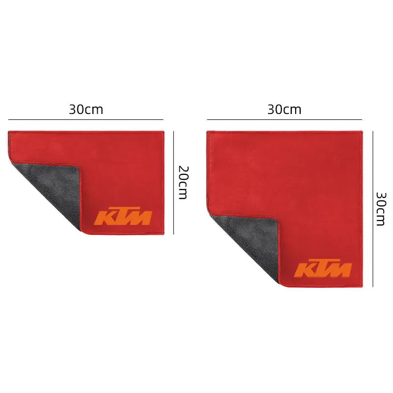 Suede Clean Leather Cloth Motorcycle Washing Care Cleaning Towel for KTM Duke 200 390 125 RC125 RC200 RC390 125Duke 690 790 890