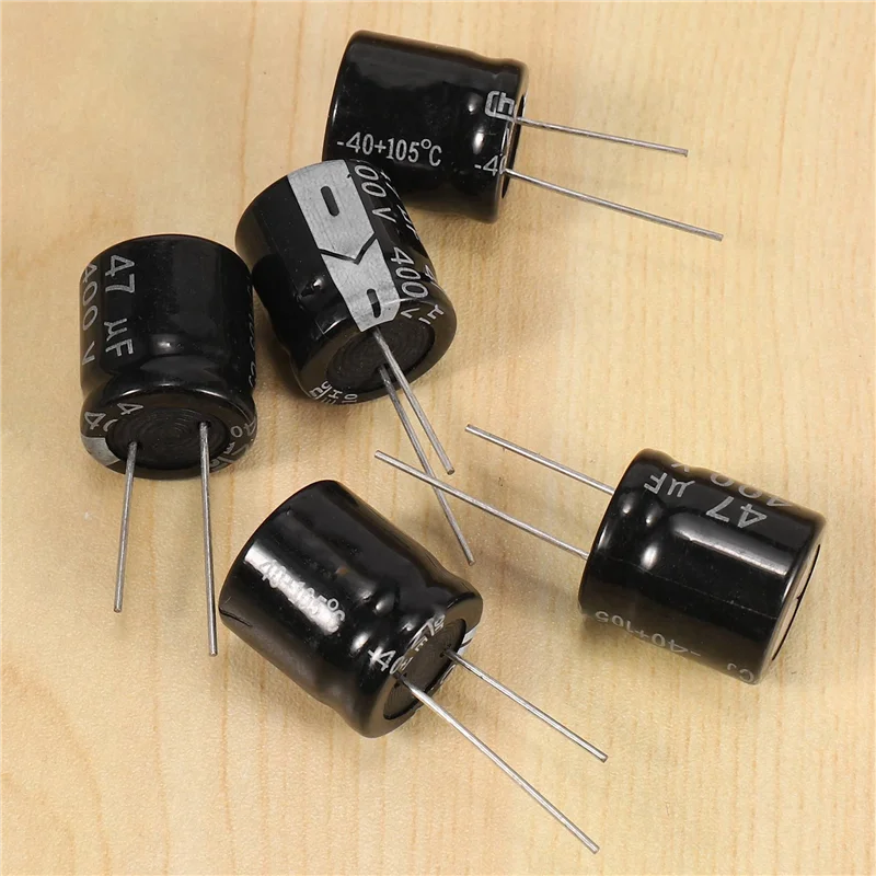 JY-50 Pcs 400V 47UF 18 X 20Mm Aluminum Electrolytic Capacitor