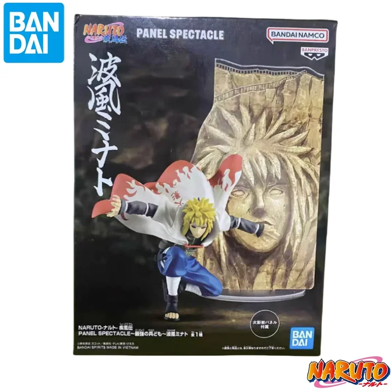 متوفر في المخزون بانداي الأصلي بانبريستو ناروتو ناميكازي ميناتو نموذج لجسم دمية العلامة التجارية الجديدة شخصيات أنيمي محاصر