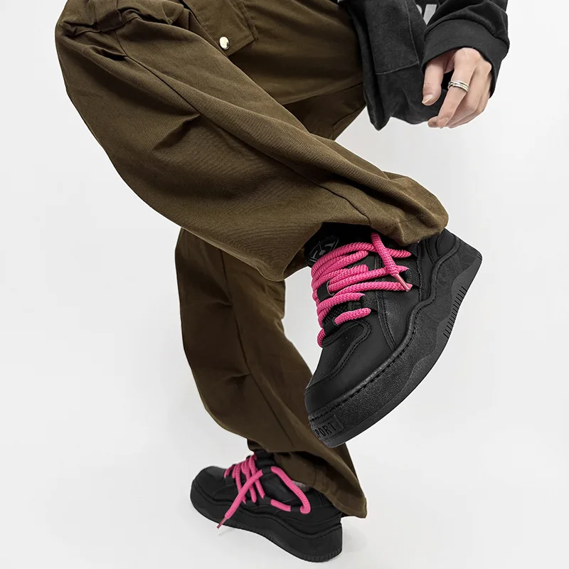 

2026 Summer and Autumn New Men's Shoes Thick soled Casual Men's Sports Shoes Large Trendy Couple Shoes for women