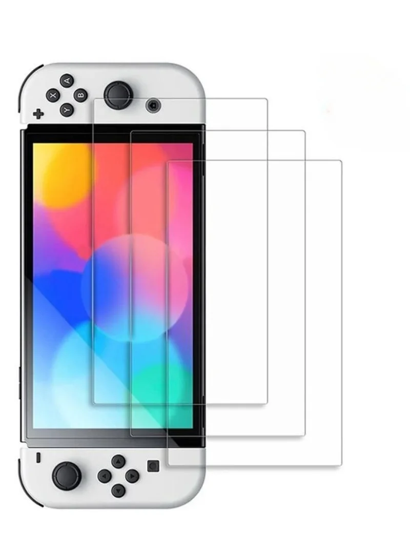 Vidro protetor hd para nintendo switch protetor de tela de vidro temperado para nintendo switch oled lite ns filme temperado de tela