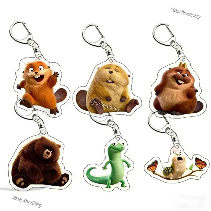 

Милый зеленый акриловый брелок-ящуголица, мультяшный лесной зверек, подвеска-шарм для сумок и рюкзаков, украшение для ключей, идеальный подарок для детей