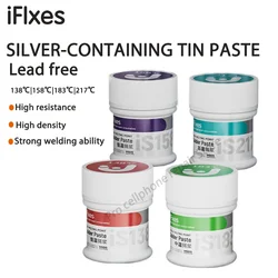 IFixes Lead-free Silver-containing Tin Paste 138/158/183/217 Degree Solder Paste for IPhone Repair BGA Welding Tool Solder Flux