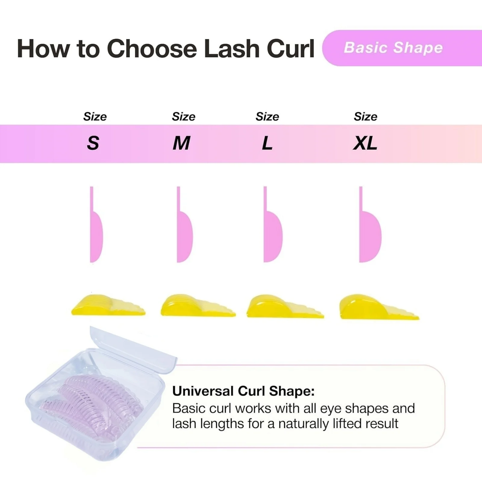 Libeauty C Curl Reusable Silicone Eyelash Perm Rod Sticky Lashes Rod Shield Lifting 3D Eyelash Accessories Makeup Tool