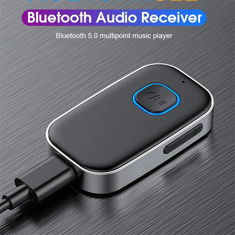 Bezprzewodowy odbiornik Bluetooth 5.3 do samochodowego bezprzewodowego adaptera samochodowego AUX Bluetooth