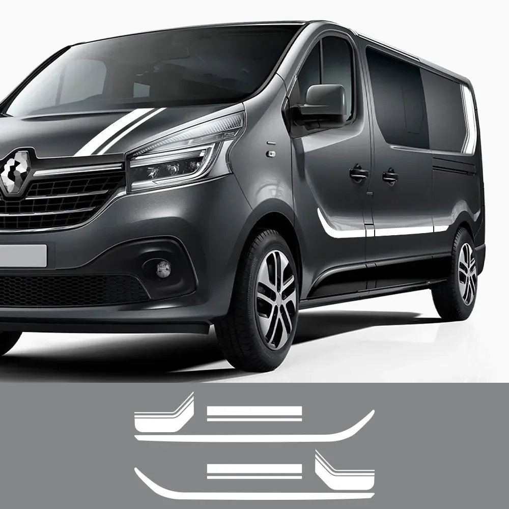 Car Stickers Van Vinyl Decals For Renault Trafic Vauxhall Opel Vivaro Fiat Talento Nissan NV300 Camper Tuning Accessories view 2