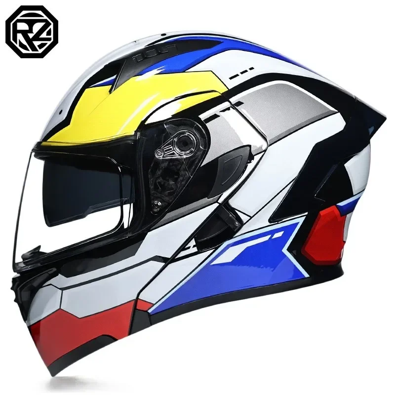 

All-Season Universal E-Bike Full Face Helmet with Visor and Rear Wing - Personalized for Men and Women