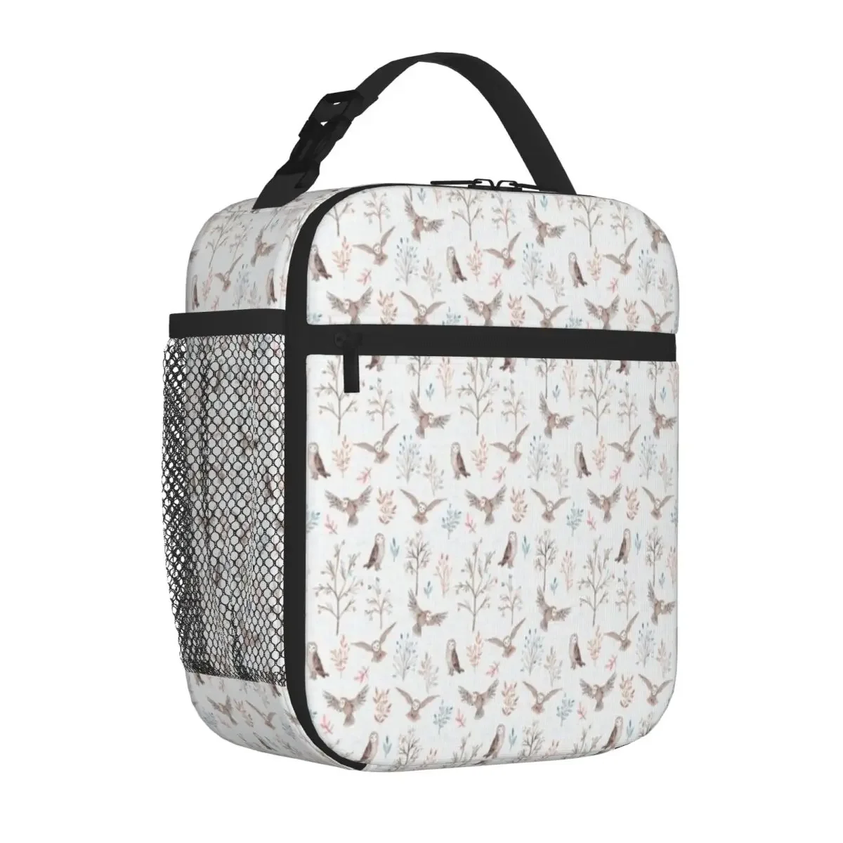 Hot Sale Magic Pastel Forest With Owls Picnic Style Cooler Tote Baby Feeding Food Storage Bag