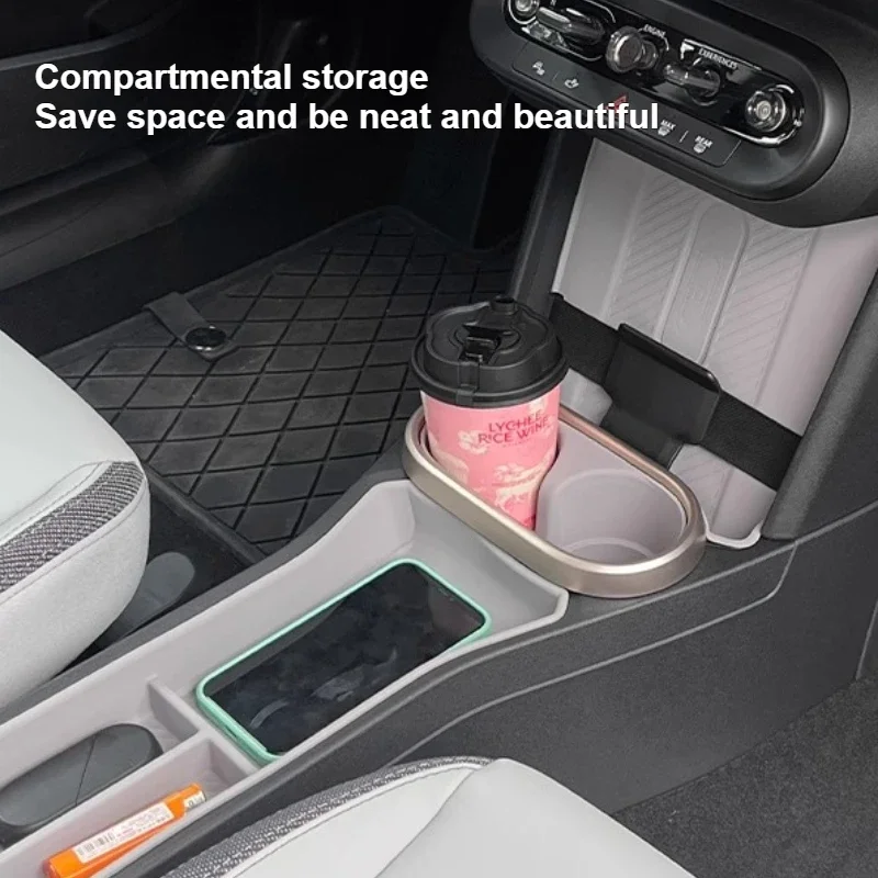 แดชบอร์ดรถกล่องเก็บตกแต่ง Central Control Storage ไร้สายชาร์จซิลิโคน Pad สําหรับ Mini F65 F66 อุปกรณ์เสริมอัตโนมัติ