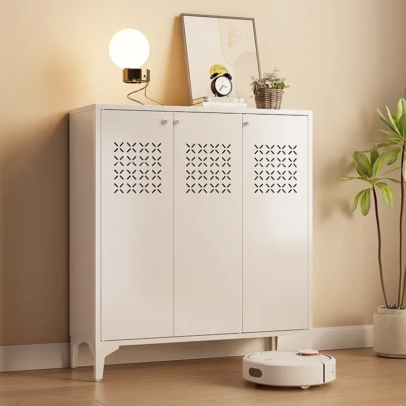 Wooden Refined Black Strong Shoe Cabinet Distinctive Reliable Tall White Modern Shoe Cabinet Meuble Rangement Indoor Furniture