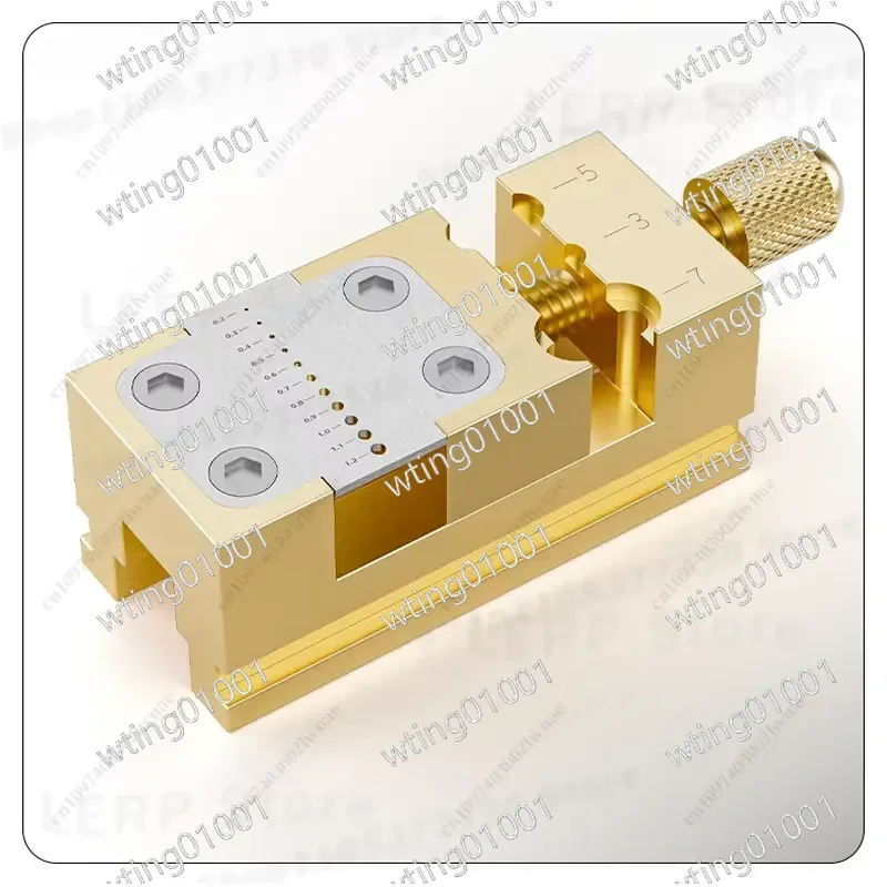 for Watch Repair Copper Bench Clamp with Needle Tube Balance and Fixed Seat Wheel Clamps Precision Holder Tool Kit