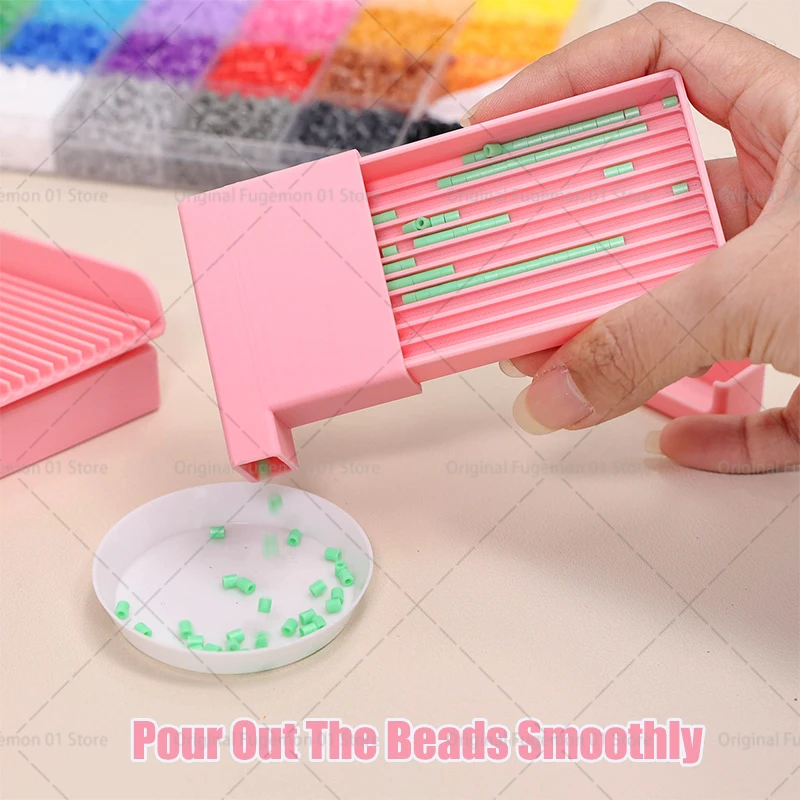 

Набор лотков для выравнивания бусин предохранителей 2,6 мм - розовый/синий/красный лоток для сбора бусин предохранителей Craft Pixel Art DIY Puzzle Tool Подарок для железной бусины Lo
