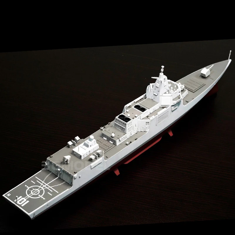 Magic Factory Assembly Model Kit MF-1004 China Type 055 Missile Destroyer Adhesive Free Color Separation 1/350